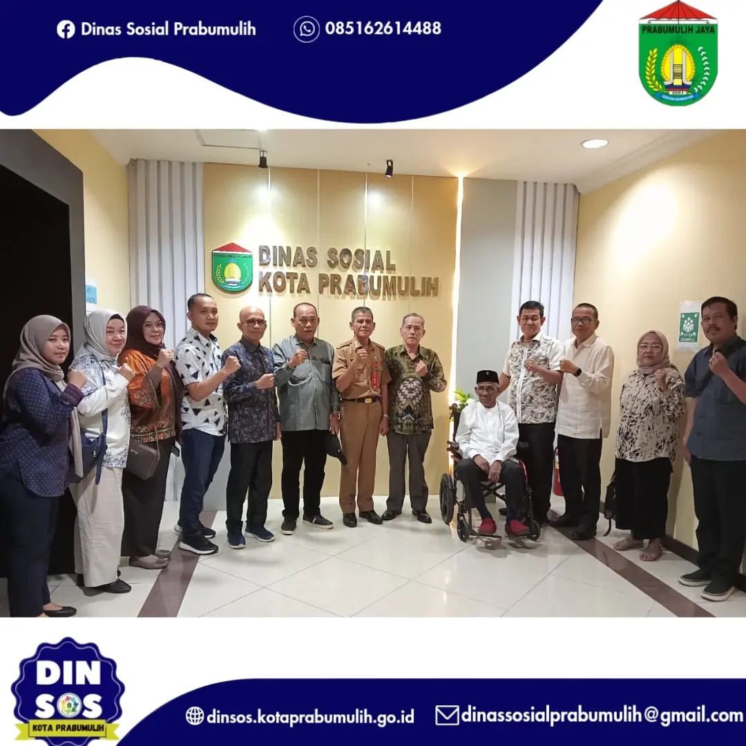 Dinas Sosial Menerima Kunjungan Kerja Dari DPRD Kota Palembang komisi IV